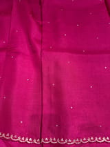 Rani Pink Tussar with fusion blouse SS50457