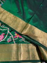Emerald Green Kanjeevaram soft silk with embroidery SS50128
