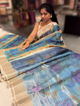 Pure handloom Printed Silk Kota SS50549