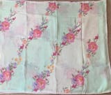 Floral printed handloom lenin saree