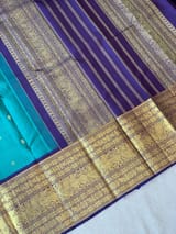 Emerald Green vintage kanjeevaram saree : S62F158