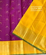 Purple vaira oosi vintage kanjeevaram saree : S62F149
