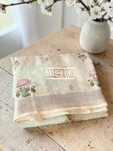 Ombre Dyed Pure alrnin with pichwai embroidery