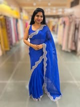 Pure Organza Handwork Saree with heavy Designer Blouse