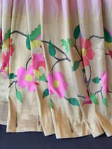 Pastel Pink Pure Paithani lehanga : S62F134