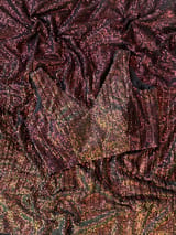 Georgette sequence saree with stitched blouses
