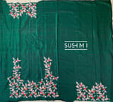Ruby Pink Banarasi Jute Tissue stripes saree DSCL042