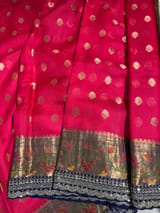 Reddish Pink Designer Silk kota saree SS50528