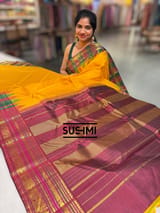 Mustard Vintage Kanjeevaram Saree SS50153