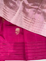 Rani Pink Poona Silk Saree