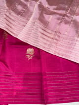 Rani Pink Poona Silk Saree