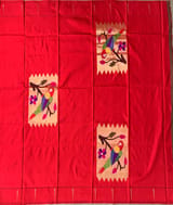 Pure Handloom Pythani Silk by Silk blouse