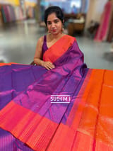 Purple and Orange Vintage kanjeevaram SS50151