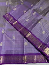 Lilac Vintage kanchi small border saree SS50160