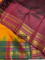 Mustard Vintage Kanjeevaram Saree SS50153