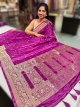 Majenta Mashru Silk Saree SS50532
