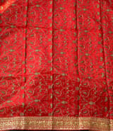 Black Organza with sabyasachi borders SS50275