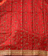 Black Organza with sabyasachi borders SS50275