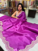 Pure Organza Handwork Saree with heavy Designer Blouse