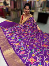 Kanjeevaram soft silk with embroidery