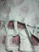 Mint chinnon with embroidery SS50521