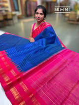Royal Blue vintage Gadwal Silk Saree : S62F206