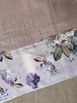 Light Lilac kanchi Brocade Saree with printed border SS50501