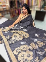 Black  Ektara Banarasi Designer Silk  SAREE