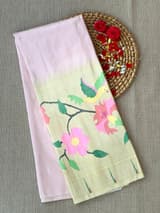 Pastel Pink Pure Paithani lehanga : S62F134