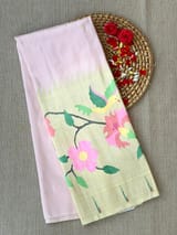 Pastel Pink Pure Paithani lehanga : S62F134
