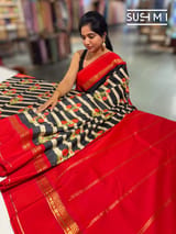 Printed Kanjeevaram soft silk saree : S62F125