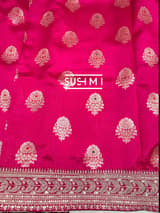 Pink Designer Banarasi Silk Saree