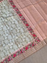 Earthy Tone kanchi soft silk  printed saree SS50371