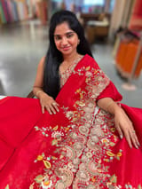 Anita Dongre inspired heavy handwork Saree