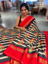 Printed Kanjeevaram soft silk saree : S62F125