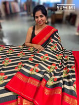 Printed Kanjeevaram soft silk saree : S62F125