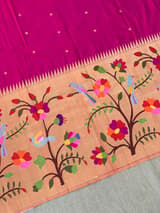 Dark Pink Pure Paithani lehanga : S62F135