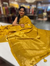 Mustard Kanchi Soft Drape Saree SS50200