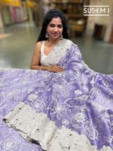 LilacDesigner Tissue with embroidery