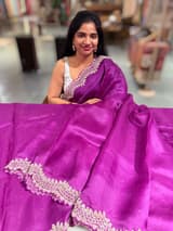 Pure Organza Handwork Saree with heavy Designer Blouse