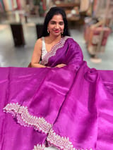 Pure Organza Handwork Saree with heavy Designer Blouse