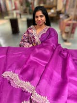 Pure Organza Handwork Saree with heavy Designer Blouse
