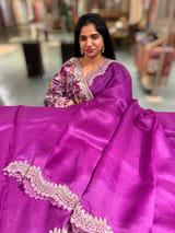 Pure Organza Handwork Saree with heavy Designer Blouse