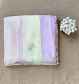 Multi colour Georgette Saree with handwork