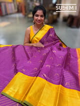 Purple vaira oosi vintage kanjeevaram saree : S62F149