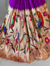 Purple Pure Paithani lehanga : S62F132