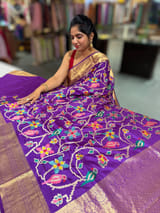 Kanjeevaram soft silk with embroidery