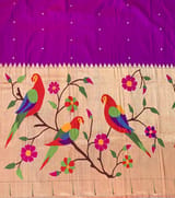 Purple Pure Paithani lehanga : S62F132