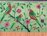 Violet Pure Paithani lehanga : S62F133