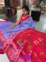 Pure Handloom Allover Pythani Saree